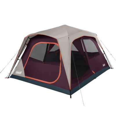 Coleman Skylodge 8-Person Instant Camping Tent, Blackberry