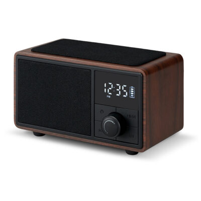 Bluetooth Clock Radio with Wireless Charging