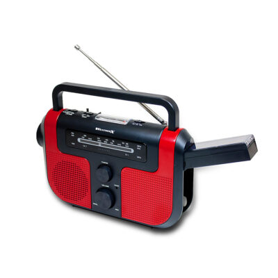 Weatherband AM/FM Radio with Flashlight/Lantern/Solar/Handcrank