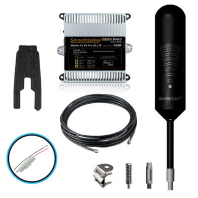 Smoothtalker Stealth X-Tube RV X6 Pro Extreme Power Cellular Signal Booster with Install Power