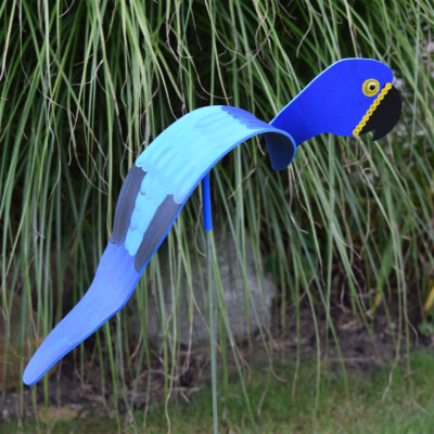 Blue Macaw Lawn Ornament