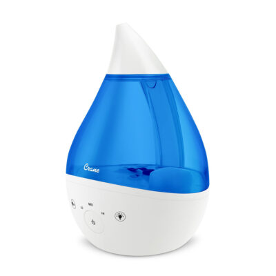 Drop 2 1-Gallon Tabletop Ultrasonic Humidifier (For Rooms 401-1000-sq ft)