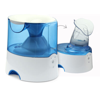 2-in-1 Warm Mist Humidifier & Personal Steam Inhaler for Small to Medium Rooms