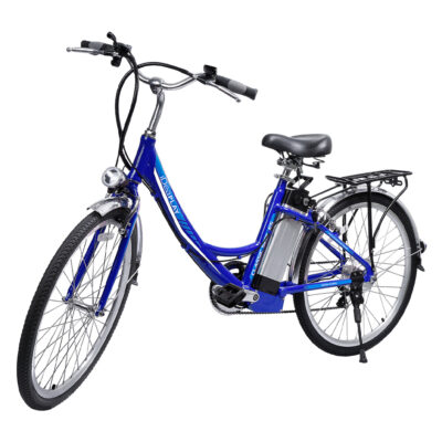 iDeaPlay 26″ Electric Bike, 250W, Blue