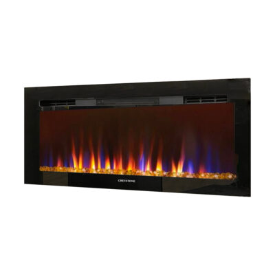 Greystone 31″ 3-Color Crystal LED Fireplace with Remote