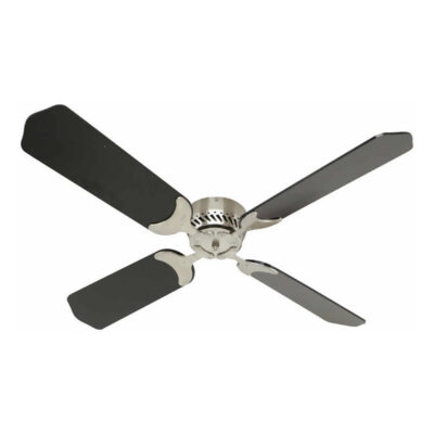 42″ 12V Ceiling Fan, Oil Rubbed Bronze, Black/Oak Blades