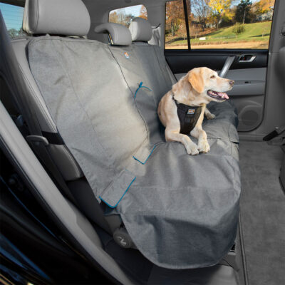 Kurgo Heather Bench Seat Cover, Charcoal