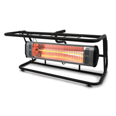 Tradesman 1500-Watt Electric Outdoor Infrared Quartz Portable Space Heater with Roll Cage and Wall/Ceiling Mount