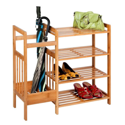 Honey-Can-Do Bamboo Entryway Organizer