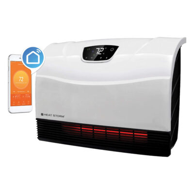 Heat Storm Phoenix 1500-Watt Infrared Wall-Mounted Space Heater, WiFi Enabled