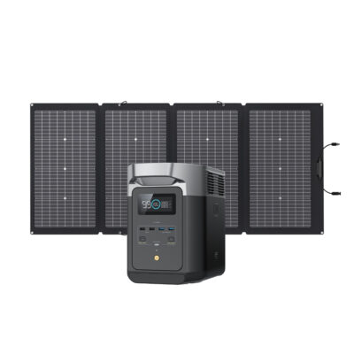 EcoFlow DELTA 2 Portable Power Station with 220W Solar Panel