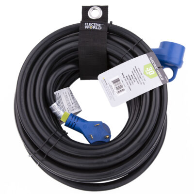 Electric World 30 Amp 50′ Heavy Duty Extension Cord