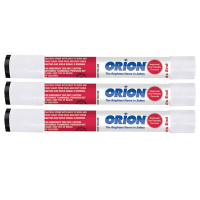 Orion Locate Basic-3 Red Handheld Signal Flares, 3-Pack