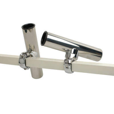 Smith Pontoon Square Rail Adjustable Clamp-On Rod Holder, each