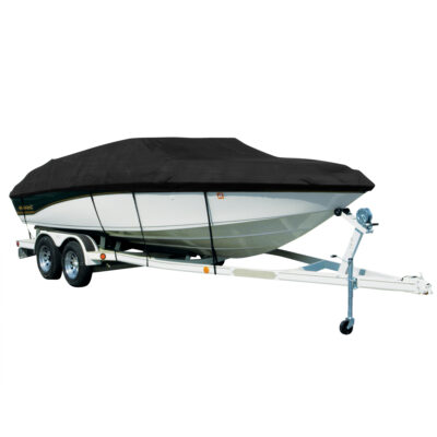 Covermate Sharkskin Plus Exact-Fit Cover for Vip Vision 182  Vision 182 W/Ski Tow Down O/B. Black