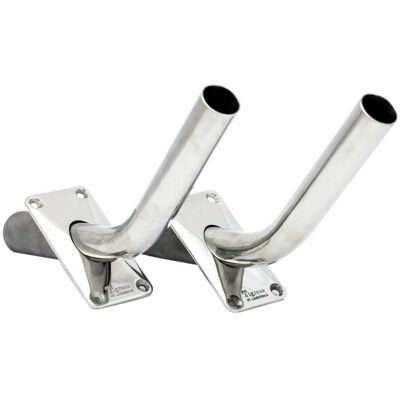 Tigress Cast Stainless Steel Gunnel-Mount Outrigger Holders, Pair 1-1/2″ ID.