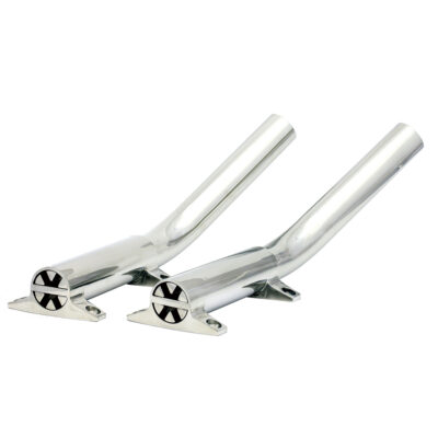 Tigress Cast Stainless Steel Side-Mount Outrigger Holders, Pair 1-1/8″ ID.