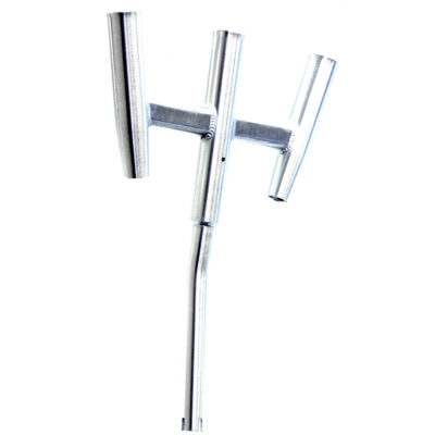 Tigress Triple Aluminum Rod Holder, Bent Butt