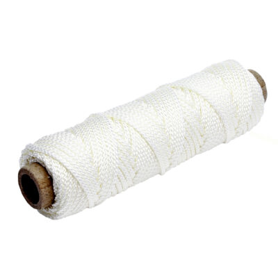 Tigress 375-lb. White Nylon Braid, 100′