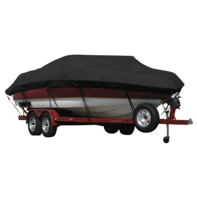 Exact Fit Covermate Sunbrella Boat Cover for Mariah Talari 235 Talari 235 Cc I/O. Black