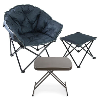 Club Chair, Ottoman and Table Bundle