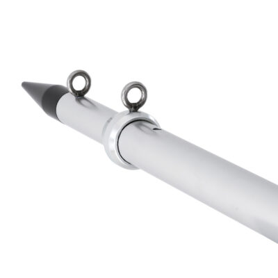 Tigress XD Telescoping Alum. Center Rigger Pole 8′ Silver