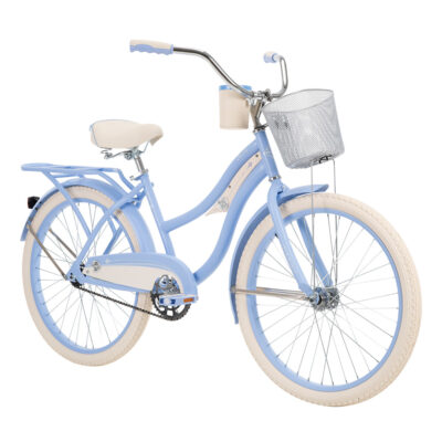 Huffy Women’s Deluxe 24″ Cruiser Bike, Periwinkle