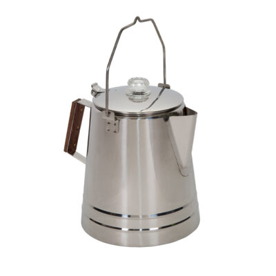 Stansport Stainless Steel Percolator 28-Cup Coffee Pot