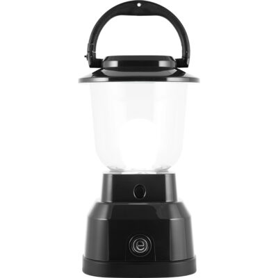 GE Enbrighten LED 6D USB-Charging Lantern, Black