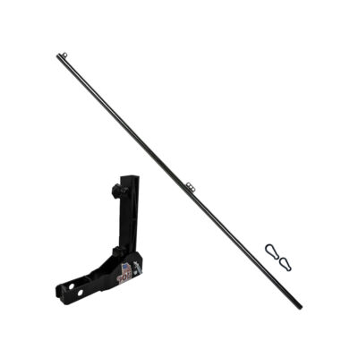 Glory Pole Tiltable 2″ Hitch Flagpole Short Mount with 6’6″ Flagpole