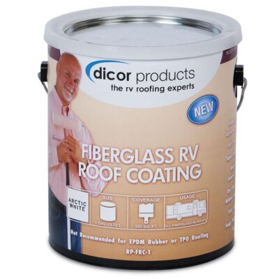 Dicor Fiberglass RV Roof Coating, Gallon