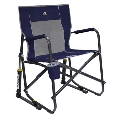 GCI Outdoor Freestyle Rocker Rocking Camp Chair, Indigo