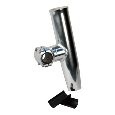 Smith Aluminum Adjustable Mid-Mount Clamp-On Rod Holder, fits 7/8″-1″ rails