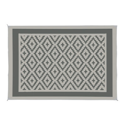 Venture Forward Reversible RV Patio Mat, Diamond Motif