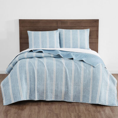 Enclave Winston Stripe Quilt Set