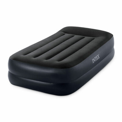 Intex 16.5″ Dura-Beam Pillow Rest Raised Airbed w/QuickFill Plus Internal Pump