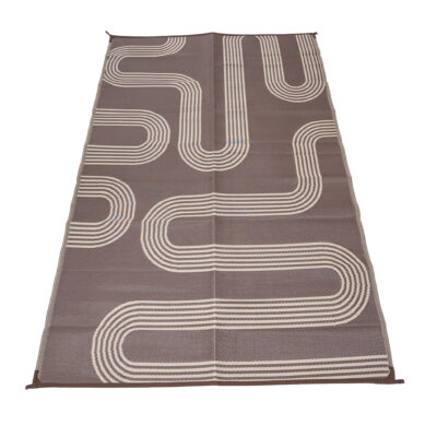 Venture Forward Reversible RV Patio Mat, Modern Maze